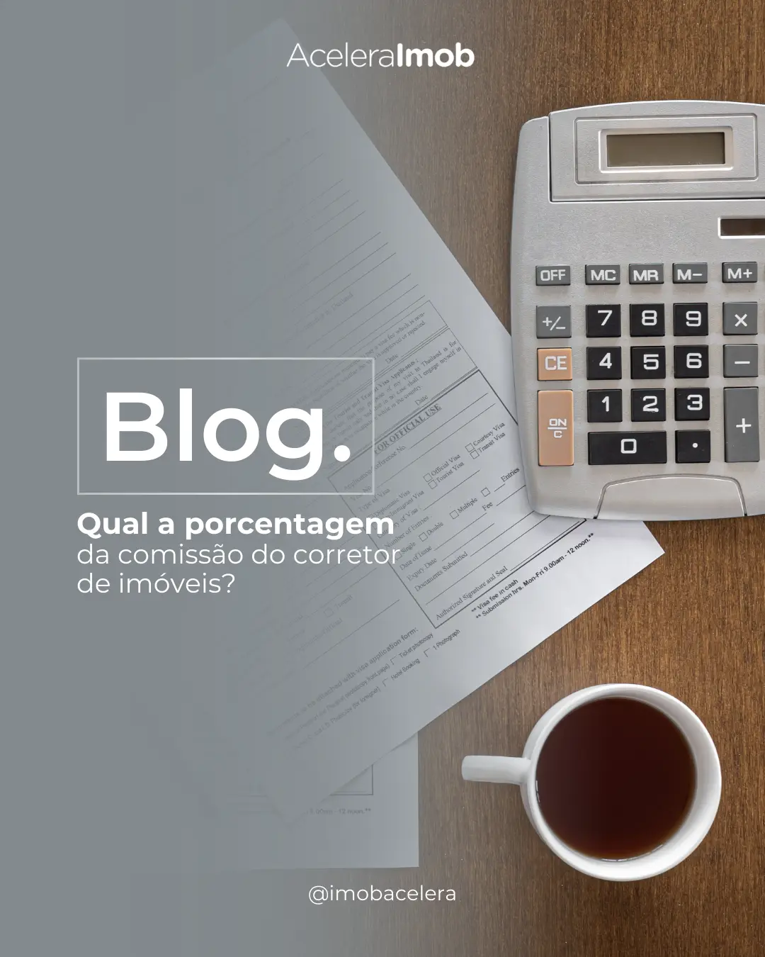 porcentagem da comissão de um corretor de imóveis